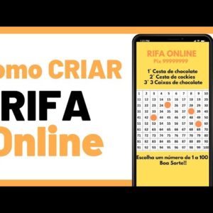 Gerador de Bilhetes de Rifa em Excel